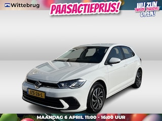 Volkswagen Polo 1.0 TSI Life / AUTOMAAT/ APP-CONNECT/ PARK.SENSOR.V+A/ STOELVERWARMING/ ACC/ NAVI/ LANE-ASSIST/ START-STOP SYSTEEM/ DIGITAL DASH/ CLIMA/ DAB/ ISOFIX/ 15'' LMV