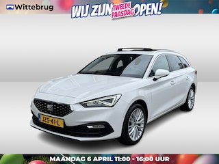 Seat Leon Sportstourer 1.4 TSI eHybrid PHEV Xcellence / AUTOMAAT/ PANO/ STUUR+STOELVERWARM./ PARK.SENSOREN/ CAMERA/ ACC/ DODEHOEK/ FULL LINK/ DIGITAL DASH/ RIJ-MODI/ NAVI/ DAB/ CLIMA/ LED/ ISOFIX/ 17'' LMV