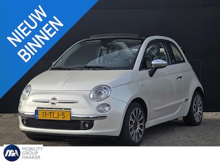 Fiat 500 0.9 TwinAir Lounge | Cabrio | Bluetooth | Parkeersensoren | Navigatie