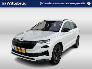 Skoda Karoq 1.5 TSI ACT Sportline / TREKHAAK/ STUUR+STOELVERWARM.V+A/ PARK.SENSOR.V+A/ CAMERA/ DCC/ SMARTLINK/ ACC/ KEYLESS/ NAVI/ RIJ-MODI/ CLIMA/ DAB/ LED/ DIGITAL DASH/ ISOFIX/ 18'' LMV