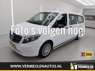 Mercedes-Benz Vito eVito XL 205PK PRO 9-Pers + 17"/ Navi/ Clima/ Cruise/ Leder/ Camera/ Stoelverwarming/ NL auto