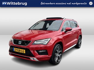 Seat Ateca 1.5 TSI FR 4DRIVE / AUTOMAAT/ 4X4/ PANO/ TREKHAAK/ LEER/ ELEK.STOEL/ STOELVERWARM./ KEYLESS/ ACC/ PARK.SENSOR.V+A/ 360 CAMERA/ FULL LINK/ CLIMA/ BEATS AUDIO/ RIJ-MODI/ DIGITAL DASH/ DAB/ NAVI/ ISOFIX/ 19'' LMV