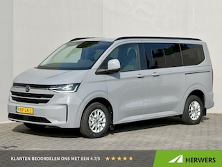 Volkswagen Transporter Caravelle 32 L1H1 Life 64 kWh Automaat / NIEUW/ Fabrieksgarantie tot 12-2027 / 8 Persoons / Stone Gray / Warmtepomp / Apple Carplay/Android Auto / Licht en zicht-pakket / Keyless entry / draadloze telefoonlader /