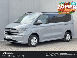 Volkswagen Transporter Caravelle 32 L1H1 Life 64 kWh Automaat / NIEUW/ Fabrieksgarantie tot 12-2027 / 8 Persoons / Stone Gray / Warmtepomp / Apple Carplay/Android Auto / Licht en zicht-pakket / Keyless entry / draadloze telefoonlader /