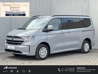 Volkswagen Transporter Caravelle 32 L1H1 Life 64 kWh Automaat / NIEUW/ Fabrieksgarantie tot 12-2027 / 8 Persoons / Stone Gray / Warmtepomp / Apple Carplay/Android Auto / Licht en zicht-pakket / Keyless entry / draadloze telefoonlader /