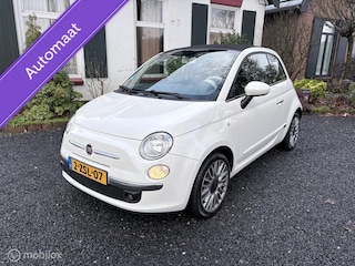Fiat 500 0.9 TwinAir Lounge | CABRIO | AUT | GROOT OH | LEER