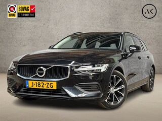 Volvo V60 2.0 B3 Momentum Sport 177Pk Automaat (APPLE CARPLAY, GROOT NAVI, PARKEERSENSOREN, SPORTSTOELEN, DAKRAILS ZWART, LED KOPLAMPEN, NIEUWE APK, NIEUWSTAAT)