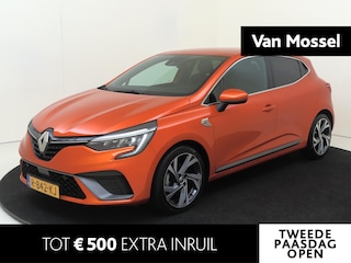 Renault Clio 1.6 E-Tech Hybrid 145 R.S. Line Apple Carplay/Android | cruise control | electronic climate control | lederen/stof bekleding | lichtmetalen velgen 17"| navigatiesysteem |