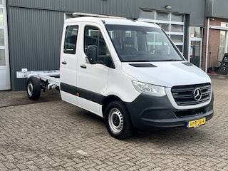 Mercedes-Benz Sprinter 319 1.9 CDI L3 RWD DC 190pk 433 Wielbasis Trekhaak 3500kg trekgewicht Airco Cruise controle 6-Persoons Telefoonverbinding Werkverlichting Euro 6
