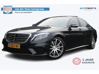 Mercedes-Benz S-klasse AMG 63 4Matic Lang 585PK | Burmester | Panoramadak | Nachtzicht | Soft-Close | Virtual Cockpit | 360 Camera | Adaptieve cruise | Dodehoek detectie | Massage stoelen | Luchtvering | Bomvolle S63! |