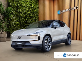 Volvo EX30 Single Motor Extended Range Plus Europa 69 kWh 20" 5-Y-Spaaks Black Diamond Cut | Extra getint glas achter | Dak in contrasterende kleur hoogglans zwart | Verwarmde voorstoelen en stuurwiel | Elektrisch verstelbare voorstoelen