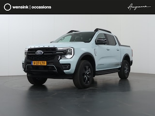 Ford Ranger Stormtrak 2.3 PHEV | 279 PK | DOUBLE CAB | PRO POWER ONBOARD 2.3 kWh | 360 CAMERA | 3500 KG TREKHAAK | ADAPTIEVE CRUISE | LEREN BEKLEDING | NAVIGATIE | STOELVERWARMING | STUURWIELVERWARMING | ELEKRISCHE ROLLER-TOP