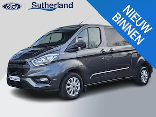 Ford Transit Custom L2 Dubbele Cabine Limited Automaat 170 pk | Trekhaak | Camera | Stoelverwarming | Dodehoekdetectie | Lane assist | PDC v+a | Zéér netjes!