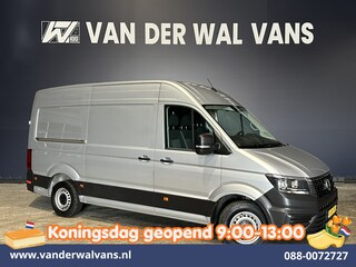 Volkswagen Crafter 2.0 TDI 141pk L3H3 L2H2 Euro6 Airco | 3000kg Trekhaak | Cruisecontrol | Chauffeursstoel Bijrijdersbank