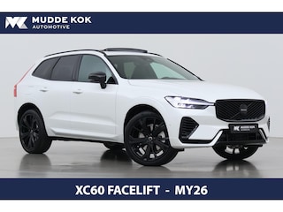 Volvo XC60 T6 Plug-in hybrid Ultra Black Edition | Trekhaak | Panoramadak | Head-Up | 360 Camera | Stoel+Stuurverwarming | 21 Inch