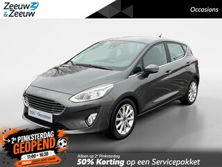 Ford Fiesta 1.0 EcoBoost Titanium | Dealer onderhouden | Automaat | Trekhaak | Winter Pack | Parkeersensoren voor en achter | Achteruitrijcamera | Cruise control | Apple carplay & Android auto | 16" lichtmetalen velgen |