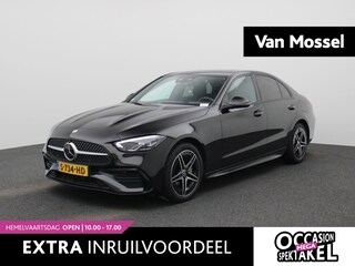 Mercedes-Benz C-klasse 300 e AMG Line | Automaat | Lage KM stand | Climate Control | Navigatie | Virtual Cockpit | Elektrische Achterklep | Stoelverwarming | LED | Camera | Lichtmetalen AMG Velgen |