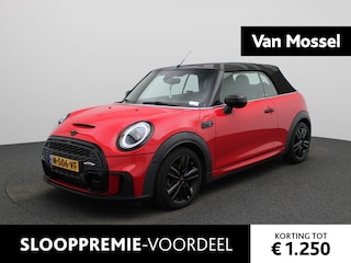 Mini Mini Cabrio 2.0 John Cooper Works | Automaat | Navigatie | Apple Carplay / Android Auto | Leder | Stoelverwarming | Camera | Adaptive Cruise Control | Climate Control | Parkeersensoren | JCW Velgen |