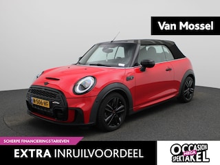 Mini Mini Cabrio 2.0 John Cooper Works | Automaat | Navigatie | Apple Carplay / Android Auto | Leder | Stoelverwarming | Camera | Adaptive Cruise Control | Climate Control | Parkeersensoren | JCW Velgen |