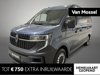 Renault Master T35 2.0 dCi 130pk L2H2 Advance | Nieuw | BPM-vrij | Rijklaarprijs | Dubbele schuifdeur | navigatie | vierseizoenbanden met spatschermen | trekhaak |,houtenvloer en kunststof wandbekleding | achteruitrijcamera | rear step | geintegreerde opstap in de achterbumper | reservewiel |