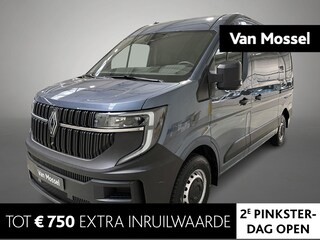 Renault Master T35 2.0 dCi 130pk L2H2 Advance | Nieuw | BPM-vrij | Rijklaarprijs | Dubbele schuifdeur | navigatie | vierseizoenbanden met spatschermen | trekhaak |,houtenvloer en kunststof wandbekleding | achteruitrijcamera | rear step | geintegreerde opstap in de achterbumper | reservewiel |