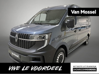 Renault Master T35 2.0 dCi 130pk L2H2 Advance | Nieuw | BPM-vrij | Rijklaarprijs | Dubbele schuifdeur | navigatie | vierseizoenbanden met spatschermen | trekhaak |,houtenvloer en kunststof wandbekleding | achteruitrijcamera | rear step | geintegreerde opstap in de achterbumper | reservewiel |