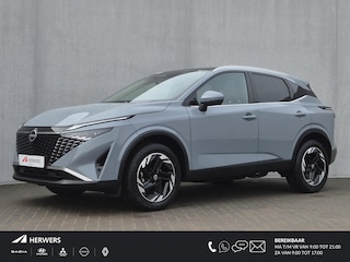 Nissan Qashqai 1.3 MHEV Xtronic N-Connecta Automaat / Fabrieksgarantie tot 03-2028<100.000 km / 1.800 kg trekgewicht / Panorama dak / All season banden / Cold Pack & Pack Easy / Elektrische klep / Head Up Display  / Camera 360° / Stuur-, stoel- en voorruitverwarming / Apple Carplay Android /