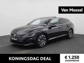 Volkswagen Arteon 1.4 TSI eHybrid R-Line 218 PK | SoH 94% | Lederen Stoelen | Panorama Dak | 360 Camera | 19 Inch Lichtmetaal | Navigatiesysteem Discover Pro | Plug-In | Stuurwielverwarming | Stoelverwarming | Side Assist | Park Assist | Achterklep Elektrisch