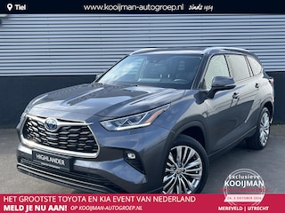 Toyota Highlander AWD 2.5 Hybrid Executive 7 persoons Trekhaak - trekgewicht 2.000kg geremd, AppleCarplay/AndroidAuto, BlindSpot, Parkeerhulp camera incl parkeersensoren, BTW-auto