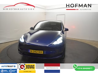 Tesla Model Y Long Range AWD 75 kWh 351Pk LPF Accu Trekhaak EL aKlep Pano Leder Camera