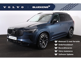 Volvo XC90 T8 Recharge AWD Ultra Dark - Luchtvering - Panorama/schuifdak - IntelliSafe Assist & Surround - 360º Camera - Bowers & Wilkins audio - Adaptieve LED koplampen - Verwarmde voorstoelen, stuur & achterbank - Parkeersensoren voor & achter - Elektr. bedienb. voorstoelen met geheugen - Geventileerde voorstoelen - Head up display - Draadloze tel. lader - Extra getint glas - Elektr. inklapbare trekhaak - 21' LMV