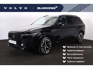 Volvo XC90 T8 Recharge AWD Ultra Dark - Luchtvering - Panorama/schuifdak - IntelliSafe Assist & Surround - 360º Camera - Bowers & Wilkins audio - Adaptieve LED koplampen - Verwarmde voorstoelen, stuur & achterbank - Parkeersensoren voor & achter - Elektr. bedienb. voorstoelen met geheugen - Head up display - Draadloze tel. lader - Extra getint glas - 21' LMV