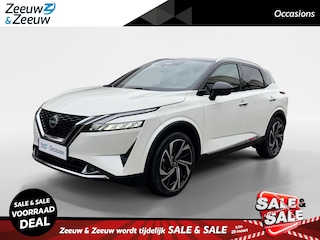 Nissan Qashqai 1.3 MHEV Xtronic Tekna Plus | Trekhaak | Nette Auto | Lage kilometers | Pano | Massage | Stoel, stuur en voorruit verwarming |