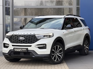 Ford Explorer 3.0 V6 EcoBoost PHEV ST-Line | Trekhaak | Pano dak | Garantie t/m 07-2028 | Stoelventilatie | Full Option | Parelmoer wit |