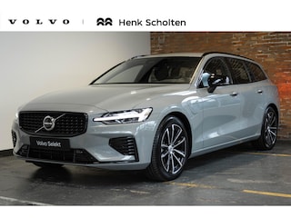 Volvo V60 T6 Plug-in hybrid AWD Plus Bright | Lederen Bekleding | Google Infotainment | Parkeercamera | Parkeersensoren voor + achter | Stoelverwarming | Stuurwielverwarming | Harman Kardon Premium Audio |