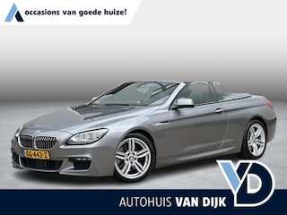BMW 6-serie Cabrio 640i High Executive M-Pakket | NL Auto/2e Eign./Voll.Historie/19"/Adapt.Cruise/Leder
