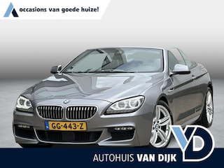 BMW 6-serie Cabrio 640i High Executive M-Pakket | NL Auto/2e Eign./Voll.Historie/19"/Adapt.Cruise/Leder
