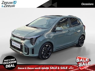 Kia Picanto 1.0 DPI GT-Line | Cruise Control | Climate Control | Stoelverwarming | Stuurverwarming | Navigatie | Camera | Open Dak | Lederen Bekleding |