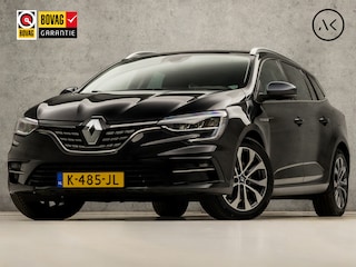 Renault Mégane Estate 1.6 Plug-In Hybrid 160 Edition One 160Pk Automaat (APPLE CARPLAY, GROOT NAVI, STUUR/STOELVERWARMING, LEDER, KEYLESS, CAMERA, GETINT GLAS, LANE ASSIST, NIEUWSTAAT)