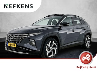 Hyundai Tucson 1.6 PHEV Premium Sky 4WD | Trekhaak | Schuif-/Kanteldak | 19"LMV | Navigatie | Adaptieve Cruise Control | LED | 19"LMV | Leder | Stoelverwarming/Ventilatie | Apple Carplay/Android Auto |