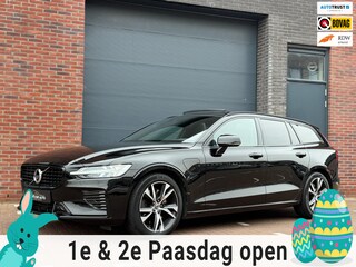 Volvo V60 2.0 T6 Recharge AWD R-Design | Pano | HUD | H&K | Leder | Trekhaak | 360 Camera