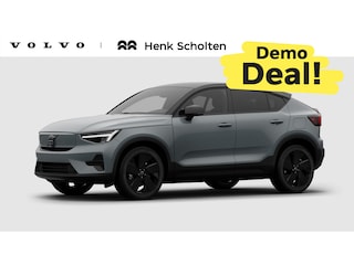 Volvo EC40 Single Motor Extended Range Ultra Black Ed. 82 kWh Panoramadak | Verwarmbare voorstoelen&stuurwiel | Warmtepomp | Adaptieve cruise control | Premium Audio by Harman Kardon | 360 graden camera | Apple Carplay/Android auto | Keyless