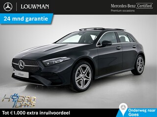 Mercedes-Benz A-klasse 250 e Business Solution AMG | Panoramaschuifdak | Smartphone-integratie | Sfeerverlichting | 	MULTIBEAM LED | Stoelverwarming voor | Achteruitrijcamera |