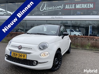 Fiat 500 1.0 GSE Hybrid Dolcevita Bi-colore Airco - Apple carplay - Cruise control - Panoramadak - Parkeersensoren achter - Licht metalen velgen 16 inch - Bluetooth - Mistlampen voor - All season banden - Navigatiesysteem - Stuur kunstleder - Stuur multifunctioneel - Elektrische ramen - Start/stop systeem