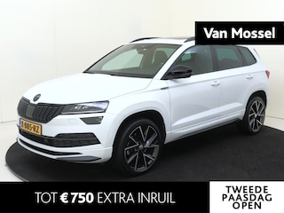Skoda Karoq 1.5 TSI ACT Sportline Business AUTOMAAT | Navigate | Parkeersensoren & 360 Camera | Panoramadak |