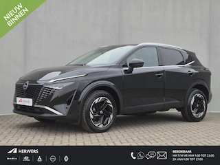 Nissan Qashqai 1.3 MHEV Xtronic N-Connecta Automaat / Fabrieksgarantie tot 03-2028<100.000 km / Facelift / 1.800 kg trekgewicht / Panorama dak / All season banden / Elektrische klep / Head Up Display / Camera 360° /  Cold pack & Pack Easy / Stuur-, stoel- en voorruitverwarming / Navigatie / Apple Carplay Android /