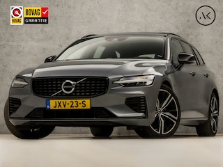 Volvo V60 2.0 T8 Twin Engine AWD R-Design 391Pk Automaat (PANORAMADAK, MEMORY SEATS, LEDER, STOELVERWARMING/KOELING, KEYLESS, SPORTSTOELEN, ZWART HEMEL, ADAPTIVE CRUISE, DRIVE MODE, NIEUWSTAAT)