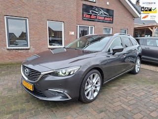 Mazda 6 Sportbreak 2.0 SkyActiv-G 165 GT-M Line. 1ste eigenaar, volledig dealer onderhouden! O.a. leder, camera, stoel- & stuurver