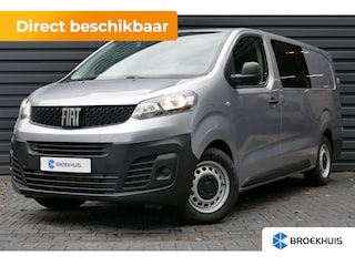 Fiat Scudo L3H1 50kWh DUBBELE CABINE BLACK EDITION | Achterdeuren met ruiten | Airco | Metaalkleur