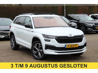 Skoda Kodiaq 1.5 TSI Sportline Business / Trekhaak / Panoramadak / Camera / Keyless / 20'' / CarPlay / Navigatie / Matrix LED / DAB / Stoelverwarming / Cruise Control